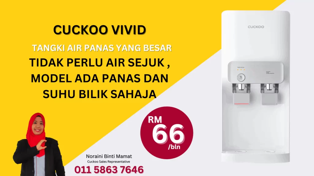 Promosi Penapis Air Cuckoo Vivid